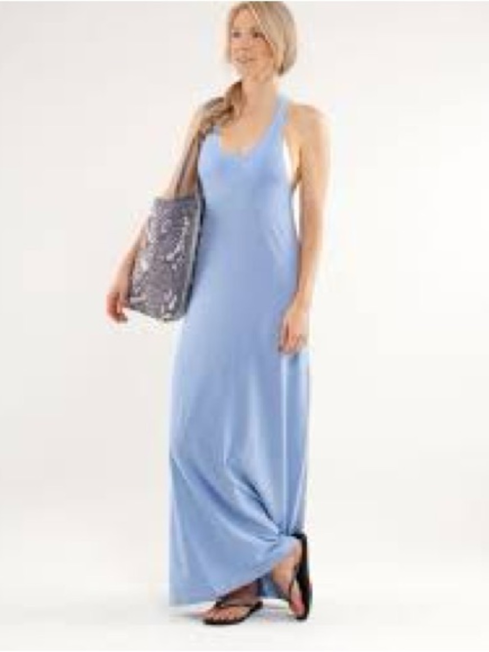 Lululemon Heatwave Racerback Tank Maxi Dress Sz 8